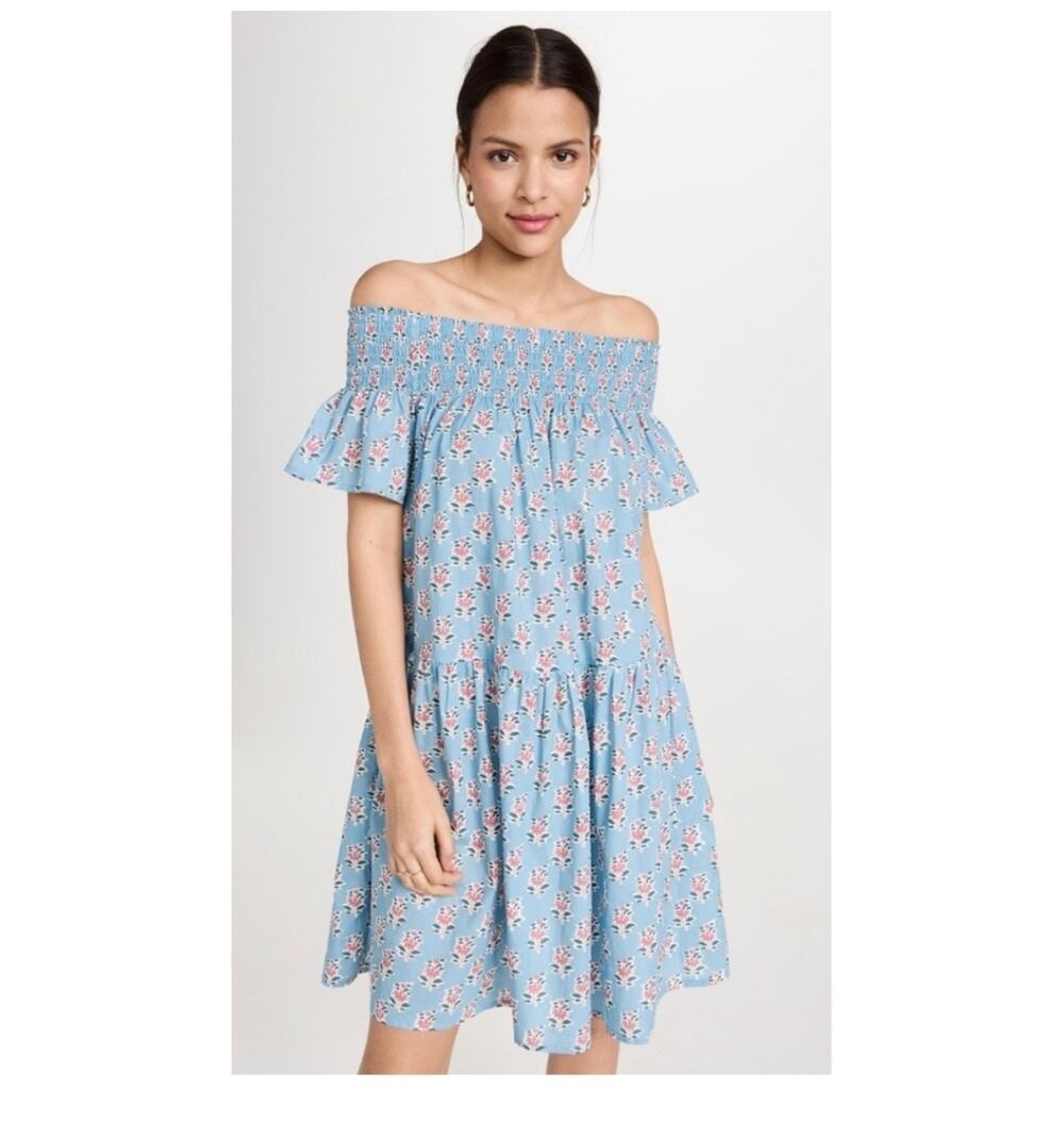 Marea Louise Floral Boho Shortie Floral Dress